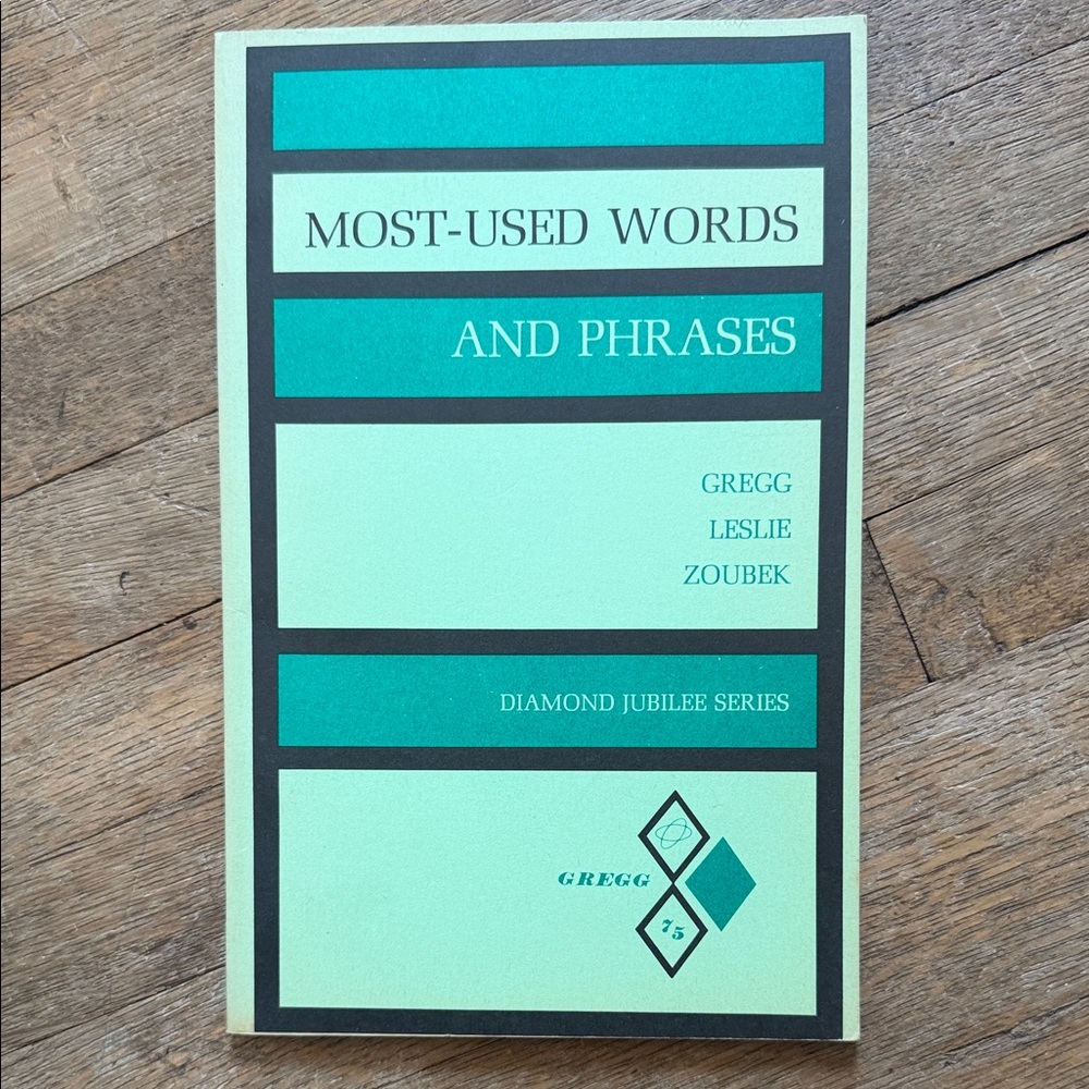Most-Used Words and Phrases 1963 vintage paperback - Gregg